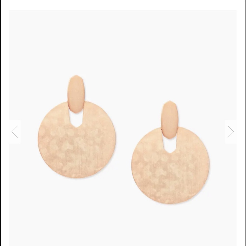 Kendra Scott Didi Rose Gold Statement Earrings